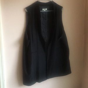 Women’s Plus Size Black Vest